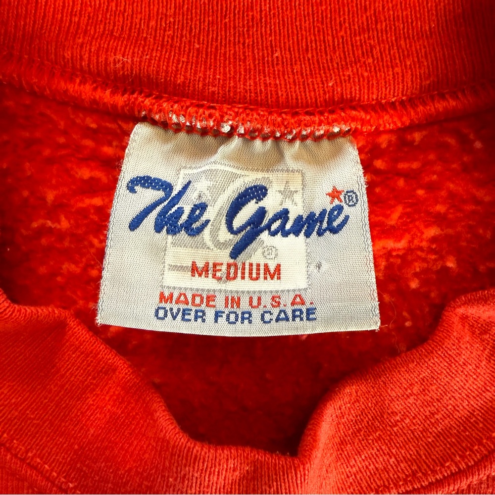 Vintage 90’s The Game Crewneck Sweatshirt Chiefs football size Medium - Picture 4 of 7